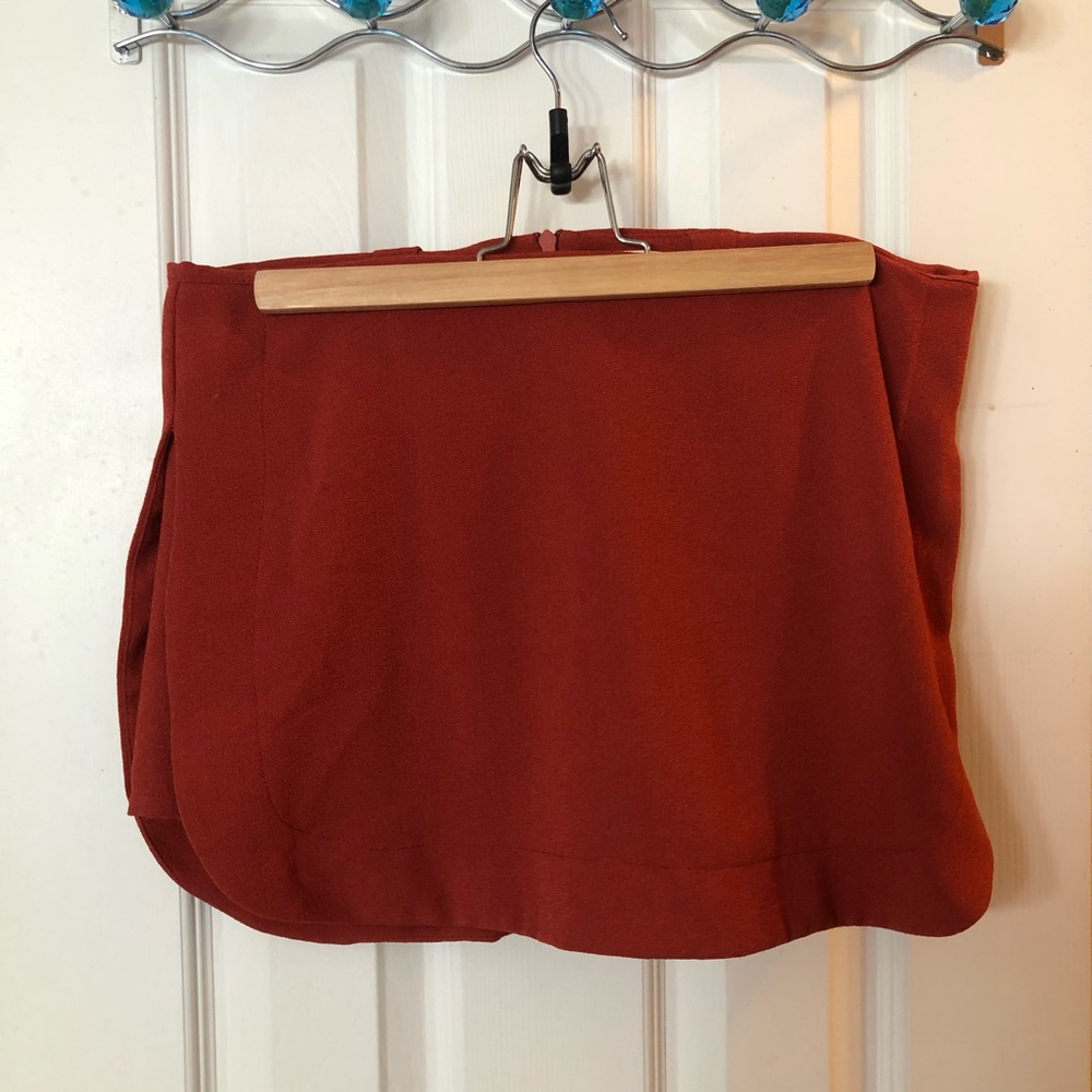 Maroon skort